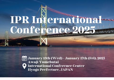 IPR International Conference 2025 in Awaji Island